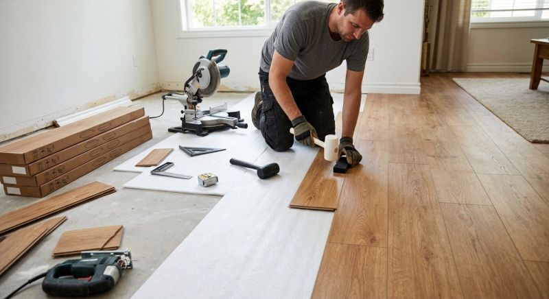 Laminate Floor Installation in Wimberley, TX