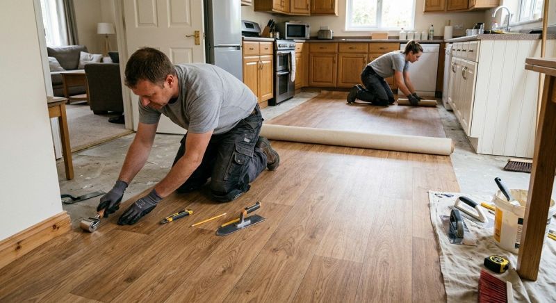 Linoleum Flooring Replacement in Dripping Springs, TX