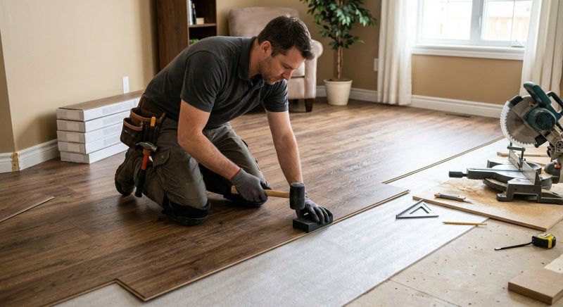 Plank Laminate Installation in Dripping Springs, TX