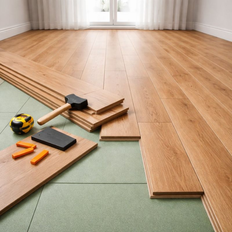 Plank Laminate Installation in Dripping Springs, TX