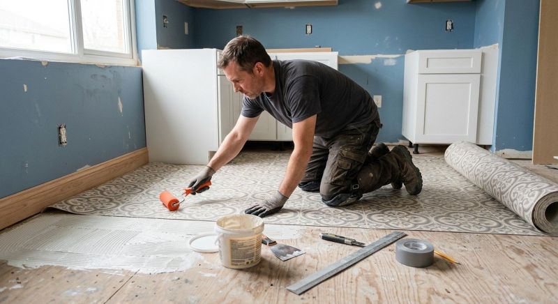 Sheet Flooring Installation in Leander, TX