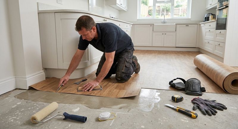 Sheet Linoleum Installation in Spicewood, TX