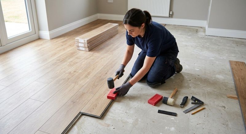 Vinyl Plank Floor Installation in Dripping Springs, TX