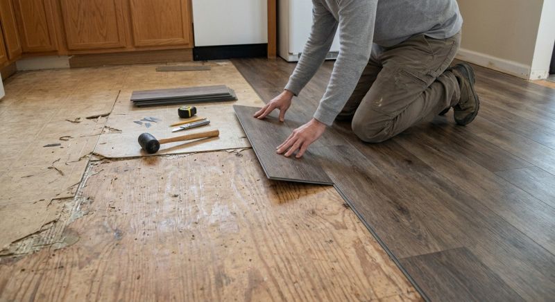 Vinyl Tile Installation in Dripping Springs, TX