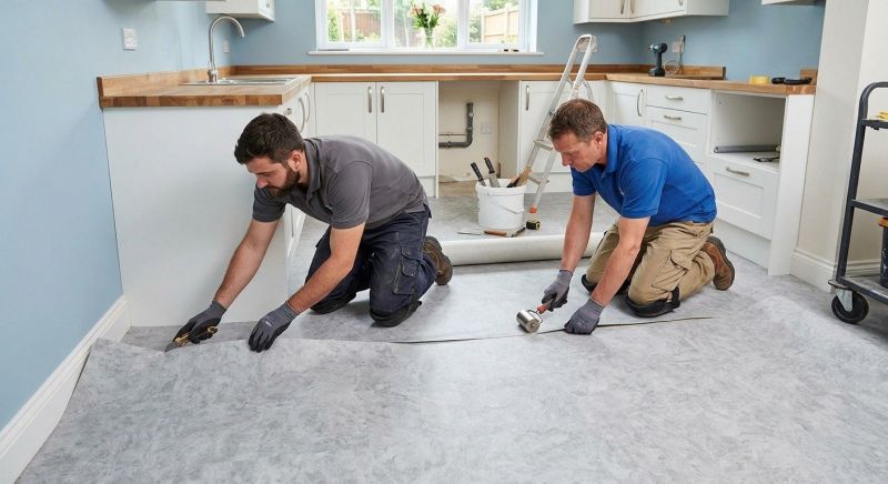 Sheet Linoleum Installation in Blanco, TX